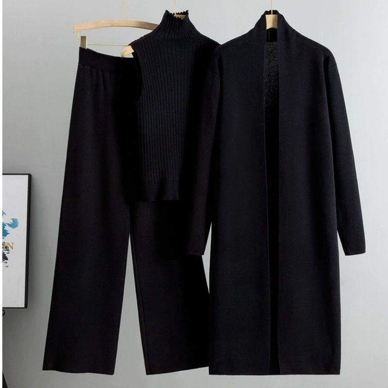 Elegant 3 - Piece Winter Knit Co-ord set